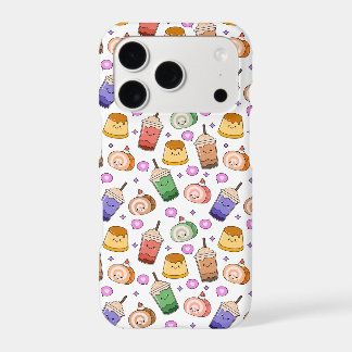 Kawaii Boba Tea Motif