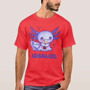 Kawaii Bobalotl Axolotl Bubble Boba Tee für Frauen