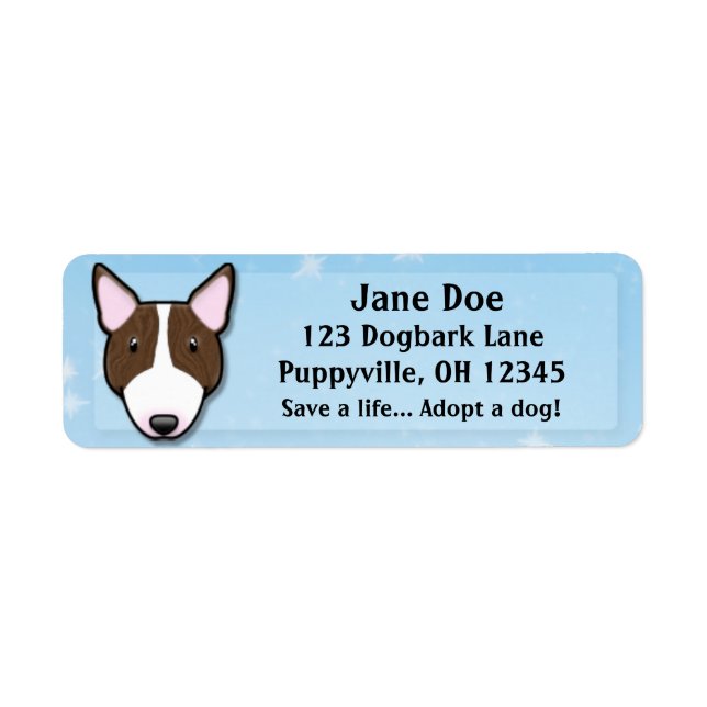 Kawaii Brindle Bull Terrier (Vorne)