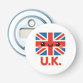 Kawaii British Flag - Niedliches britisches Design Flaschenöffner