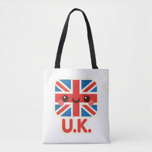 Kawaii British Flag - Niedliches britisches Design Tasche