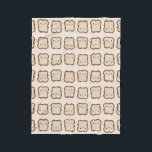 Kawaii Brot / Toast Fleece Blanket<br><div class="desc">Wiederholtes Muster von Kawaii Brot oder Toast, bereit zum Frühstück, Nachmittagstee oder zum Mittagessen Sandwich.</div>