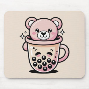 Kawaii Bubble Tea Bär Mauspad
