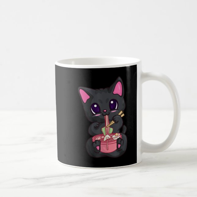 Kawaii Bubble Tee für Frauen Boba Maneki Neko Katz Kaffeetasse (Rechts)