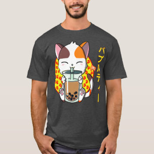 Kawaii Bubble Tee Niedlich Anime Cat Japanisches N