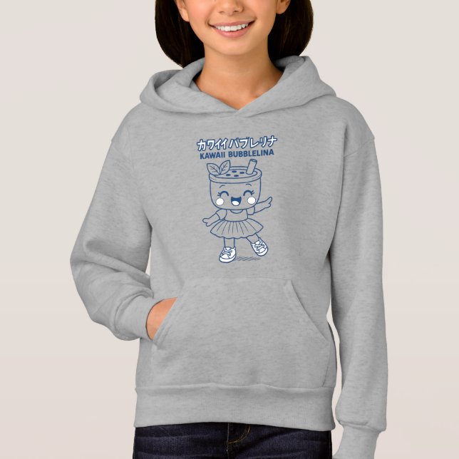 Kawaii Bubblelina - Brainrot Pop-Universum Hoodie (Vorderseite)