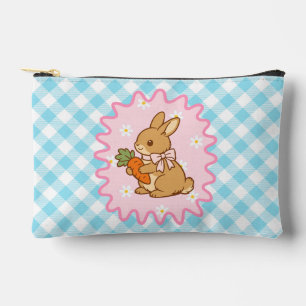 Kawaii Bunny Karotte Frühlingsblumen  Zubehörtasche