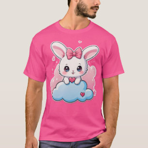 Kawaii Bunny Niedlich Chibi Rabbit Kunst, Dichtung T-Shirt