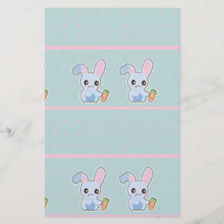Kawaii Bunny Pink Minze Accessoires personalisiert