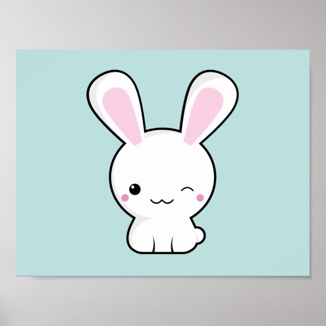 Kawaii bunny poster (Vorne)