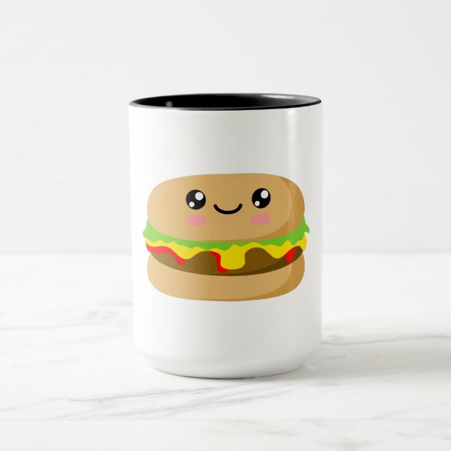 Kawaii Burger Tasse (Zentrum)
