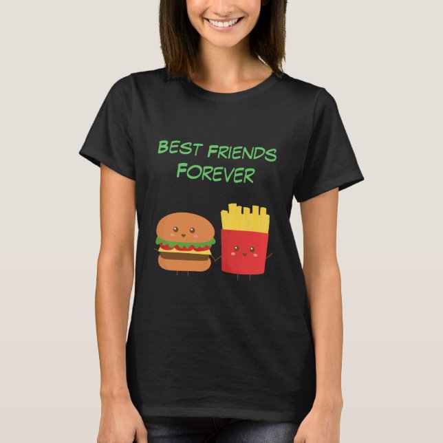 Kawaii Burger und Fischrogen, die beste T-Shirt (Vorderseite)
