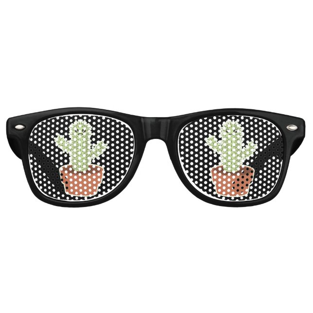 Kawaii Cactus Sonnenbrille (Vorderseite)