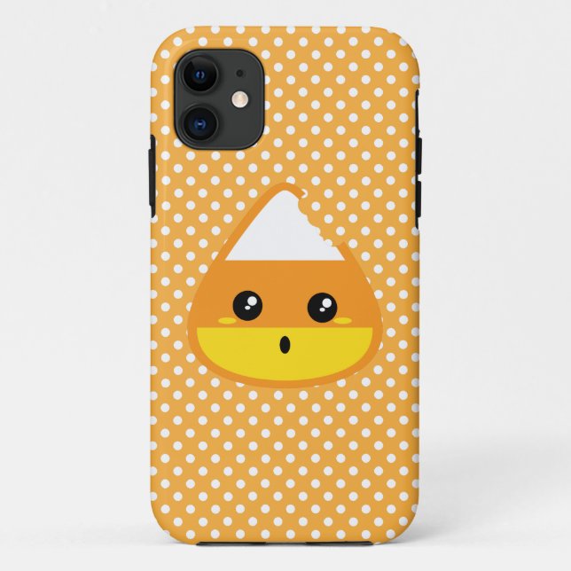 Kawaii Candy Corn iPhone Case (Rückseite)