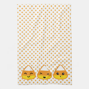 Kawaii Candy Corn Küchentuch