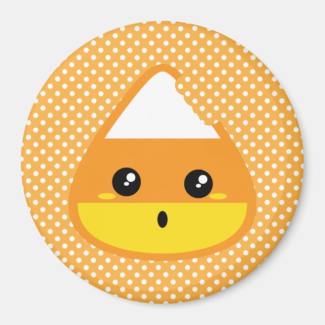 Kawaii Candy Corn Magnet (Vorne)