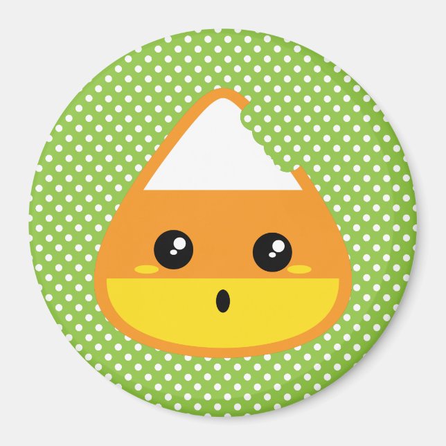 Kawaii Candy Corn Magnet (Vorne)