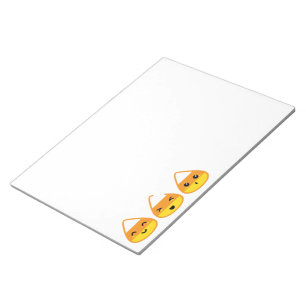 Kawaii Candy Corn Notepad Notizblock
