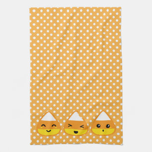 Kawaii Candy Corn Serviette de cuisine
