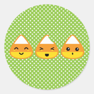 Kawaii Candy Corn Stickers