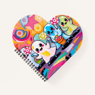 Kawaii Candy Parade Niedlicher Cartoon Notizbuch