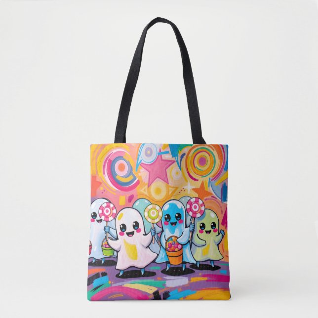 Kawaii Candy Parade Niedlicher Cartoon Tasche (Vorderseite)