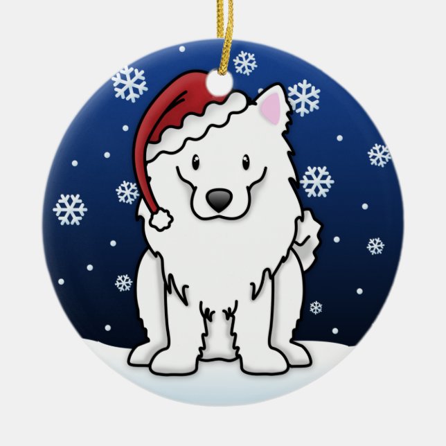 Kawaii Cartoon-amerikanisches Keramikornament (Vorne)