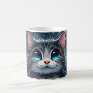 Kawaii Cartoon Cat Kaffeetasse