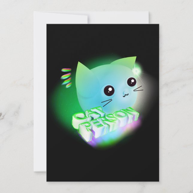 Kawaii Cartoon Kitten (Vorderseite)
