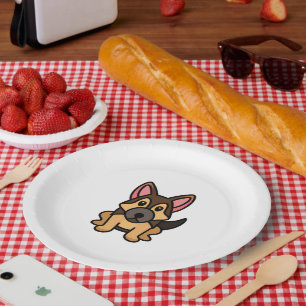 Kawaii Cartoon Pappteller