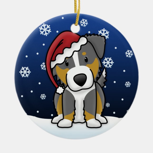 Kawaii Cartoon-Tri australisches Keramikornament (Vorne)