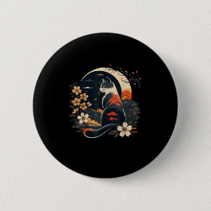 Kawaii Cat Anime Japanisch Funny Art Männer Frauen Button
