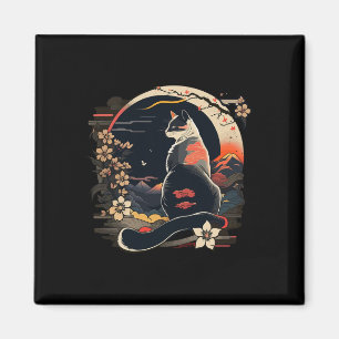 Kawaii Cat Anime Japanisch Retro Männer Frauen Kin Magnet