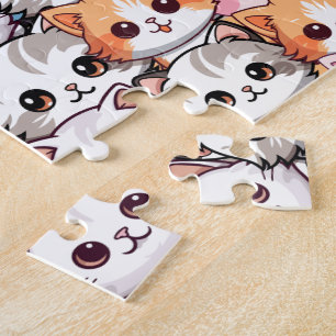 Kawaii Cat feline Kitten Haustier Druckklopfen