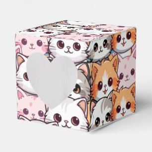 Kawaii Cat feline Kitten Haustier Druckklopfen Geschenkschachtel