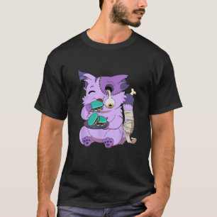 Kawaii Cat Funny Anime Pastel Goth Halloween Men W T-Shirt