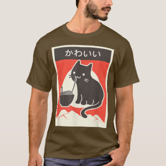 Kawaii Cat - Funny Ramen Lover, japanischer Lebens T-Shirt