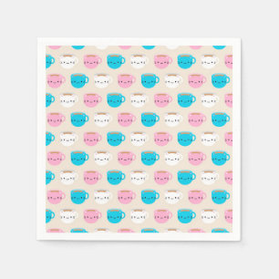 Kawaii Cats Cup of Tea Serviette
