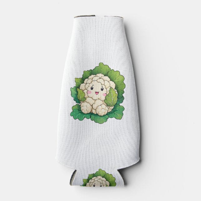 Kawaii Cauliflower Flaschenkühler (Vorderseite)