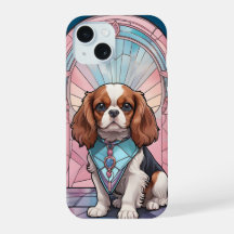 Kawaii Cavalier King Charles Pastel Stettel Glass
