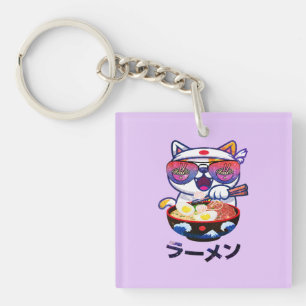 Kawaii Chat Manger Ramen - Jolies nouilles japonai