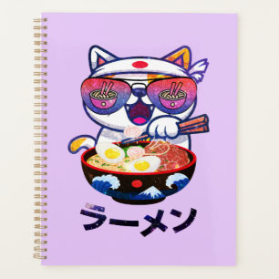Kawaii Chat Manger Ramen - Jolies nouilles japonai