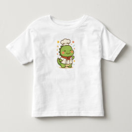 Kawaii Chef Dinosaur – Cute Dino Jobs Kleinkind T-shirt