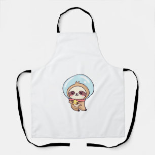 Kawaii Chibi Faultier Astronaut � Cute Weltraumfau Schürze