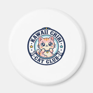 Kawaii Chibi Katze Katzenmutter Geschenkidee - Kaw Magnet