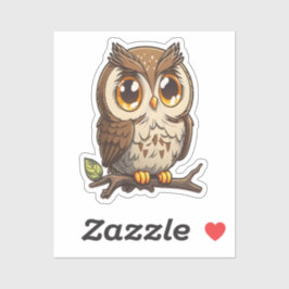 Kawaii Chibi Niedlich Owl Sticker