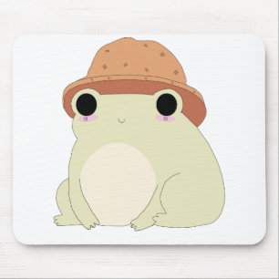 Kawaii Chilling Frog-Geschenk Mousepad