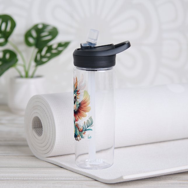 Kawaii Chinese Knot Dragon Water Flasche (Yoga)
