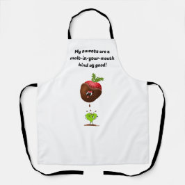 Kawaii Chocolate Covered Strawberry Koch Schürze