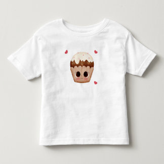 Kawaii Chocolate Cupcake ToddlerT-Shirt Kleinkind T-shirt